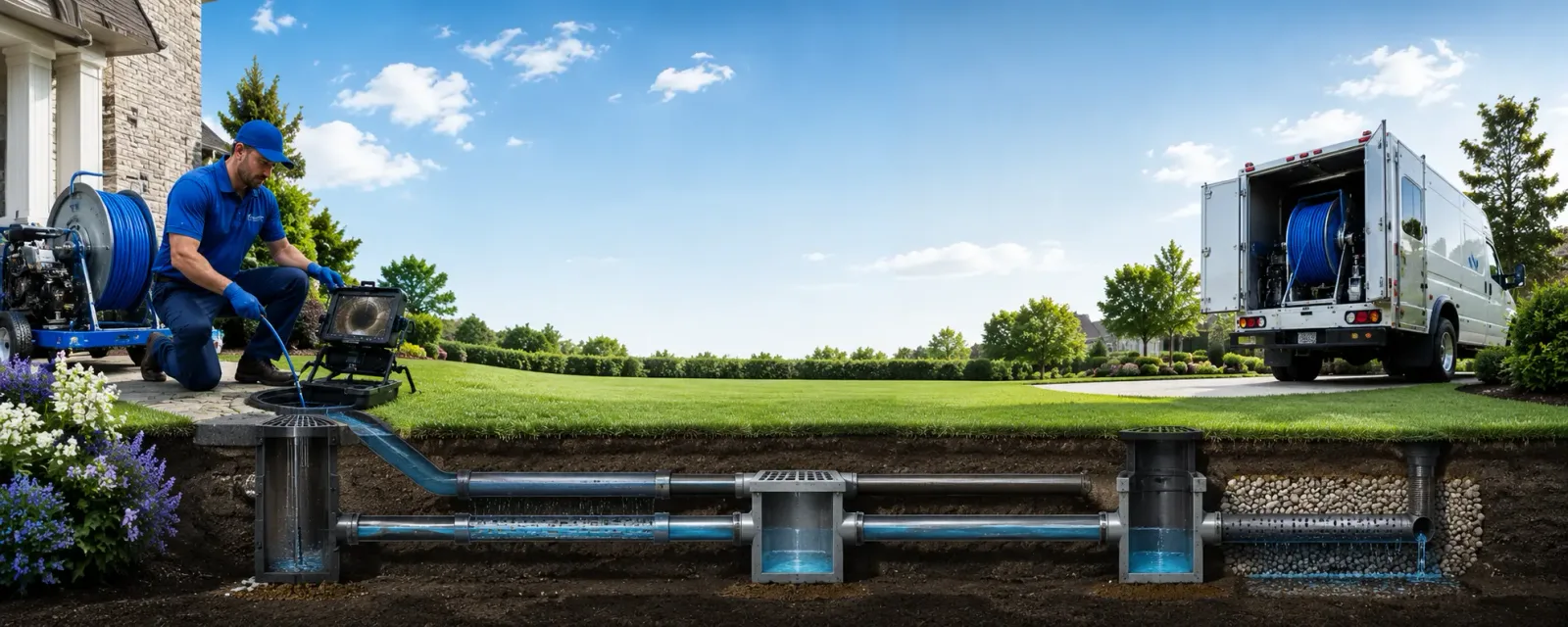 Outdoor drain cleaning information for Crocker, MO